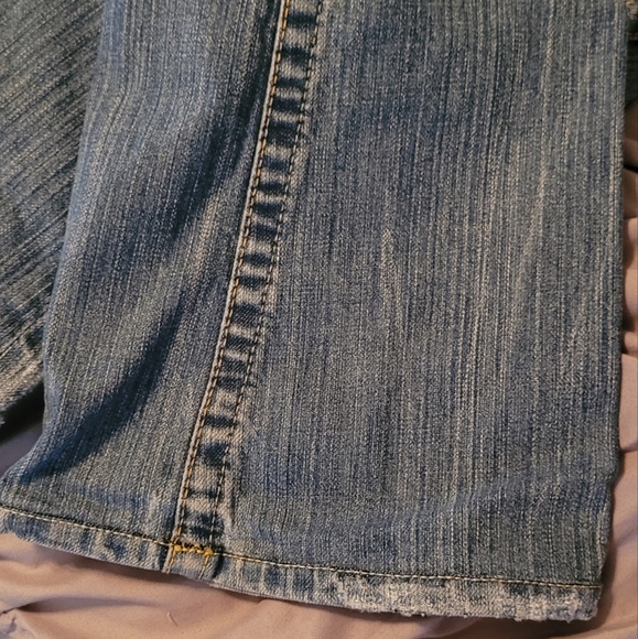 Bebe Rhinestone Flare Jeans - Picture 8 of 15